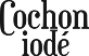 Cochon iodé